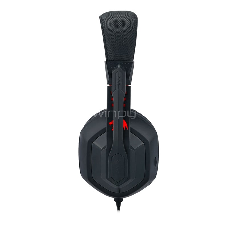 Audífonos Gamer Redragon Ares H120 (Jack 3.5mm, Negro/Rojo)