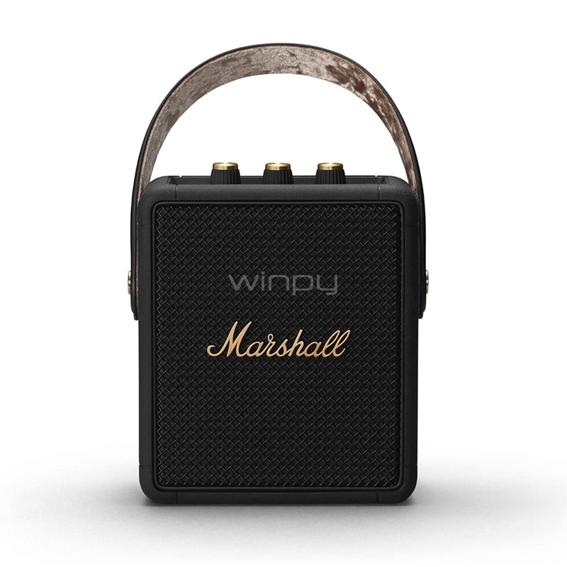 Parlante Portátil Marshall Stockwell II (IPX4, Bluetooth, Negro Latón)