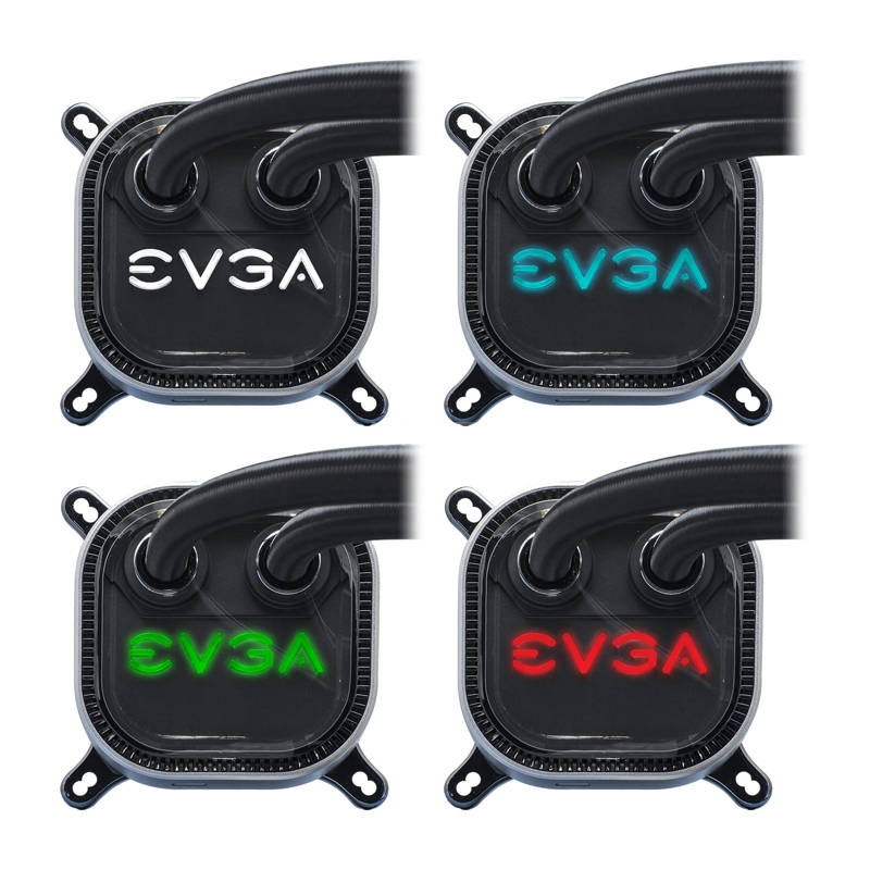 Refrigeración Líquida EVGA CLC 240 CPU Cooler (2x FX12 120mm, PWM, RGB)