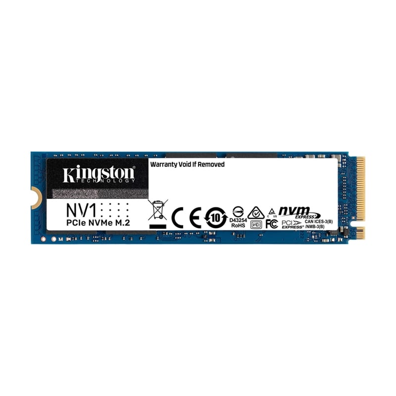 Unidad de Estado Sólido Kingston SSD de 500GB (NVMe, M.2 2280, 2100/1700 MB/s)