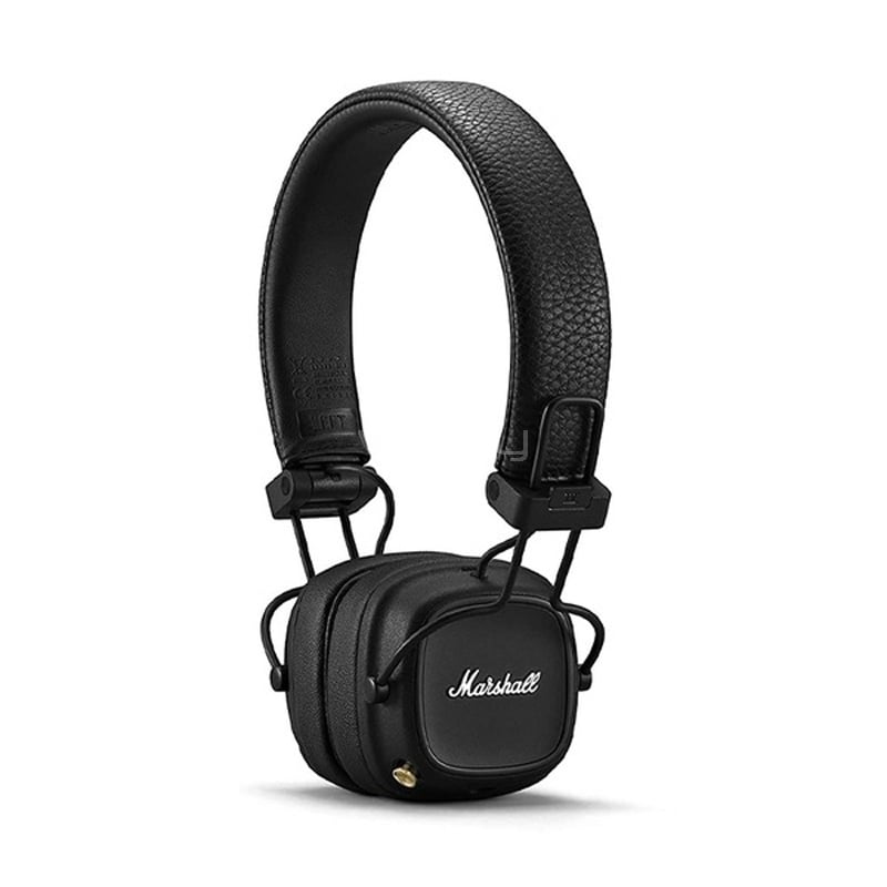 Audífonos Marshall Major IV de Carga Inalámbrica (Bluetooth, Negro)