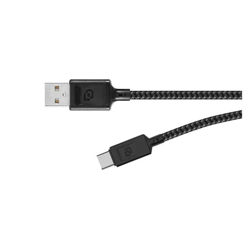 Cable Dusted Rugged de USB 2.0 a USB-C (1.2 Metros, Negro)