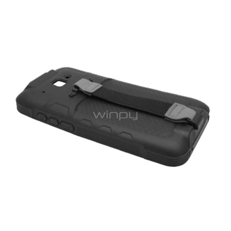 Estuche de goma 3nstar con correa de mano para Nustar 5sx (Negro)