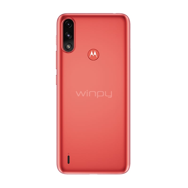 IPEAK Para Motorola Moto E7i Power Case (6.7'') Funda De Cuero Con
