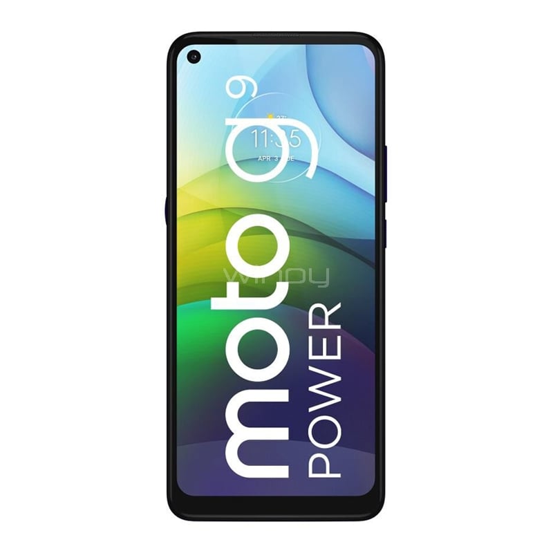 Celular Motorola Moto G9 Power de 6.8“ (OctaCore, 4GB RAM, 128GB Internos, Granite Green)