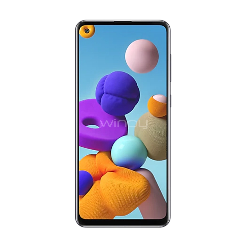 Celular Samsung Galaxy A21s de 6.5“ (OctaCore, 4GB RAM, 128GB Internos, Negro)