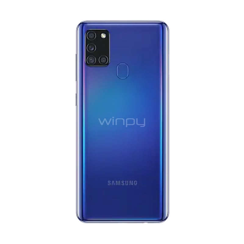Celular Samsung Galaxy A21s de 6.5“ (OctaCore, 4GB RAM, 128GB Internos, Azul)