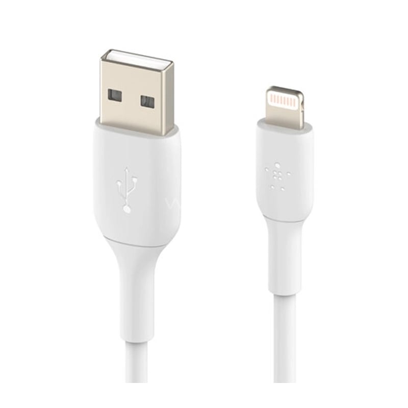Cable Belkin Boost Charge de Lighning a USB-A (3.0 Metros, Blanco)