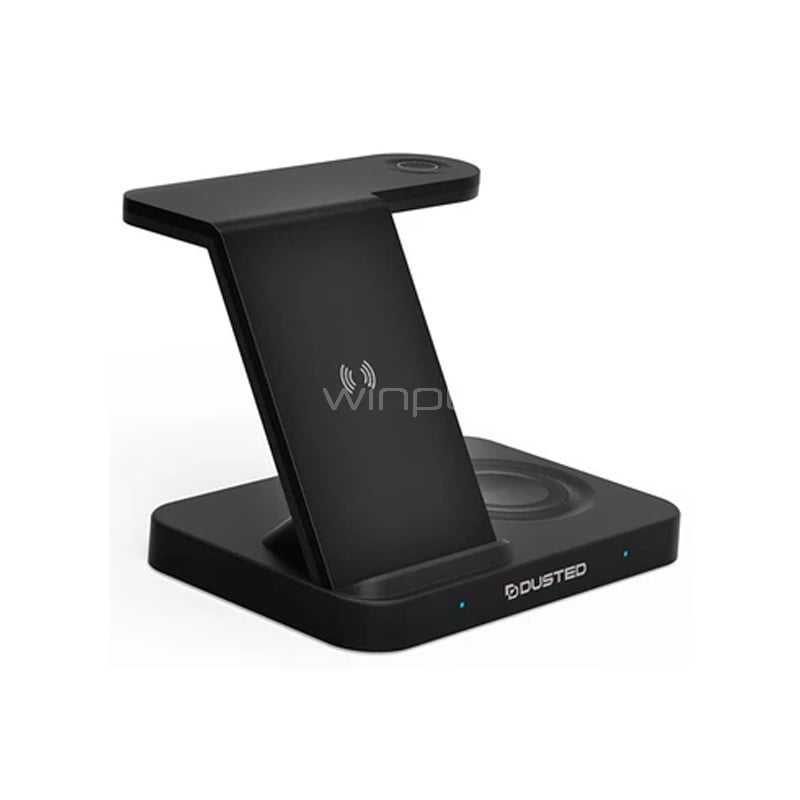 Base de Carga Dusted Inalámbrica para Smartphone/Audífonos/Smartwatch Samsung (Negro)