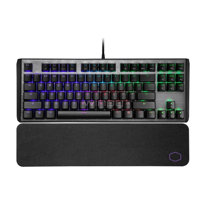 Teclado Mecánico Cooler Master CK530 V2 (Switch Red, Inglés, RGB, Negro)