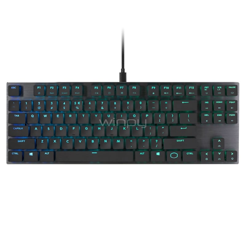 Teclado Mecánico Cooler Master SK630 (Cherry MX Low-Profile, RGB, USB, Inglés)