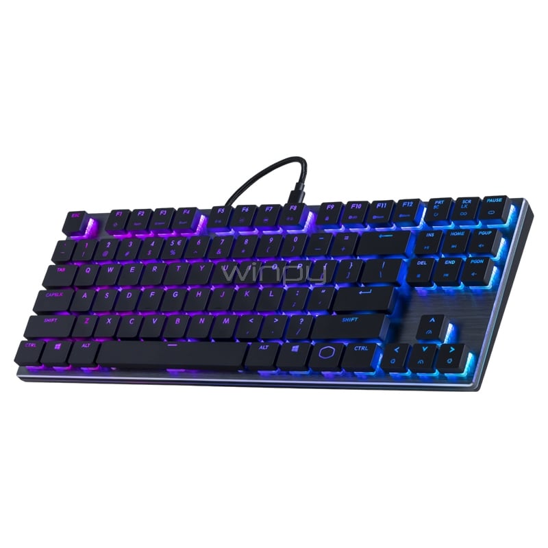 Teclado Mecánico Cooler Master SK630 (Cherry MX Low-Profile, RGB, USB, Inglés)