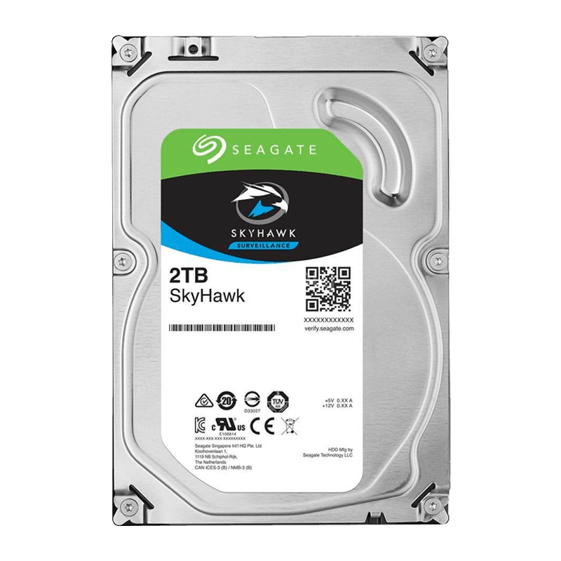 Disco Duro Seagate Skyhawk para Videovigilancia de 2TB (3.5“, 5400rpm, 256MB Cache)