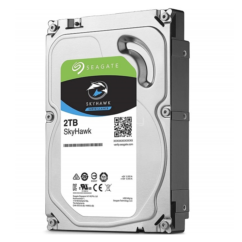 Disco Duro Seagate Skyhawk para Videovigilancia de 2TB (3.5“, 5400rpm, 256MB Cache)