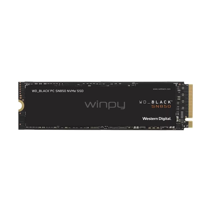 Unidad de Estado Sólido Western Digital Black SN850 de 1 TB (NVMe, M.2 2280, PCIe 4.0)
