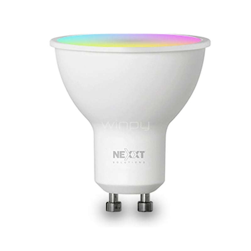 Ampolleta Inteligente Nexxt Smart Home Programable (220V, Wi-Fi, LED, Luz Multicolor)