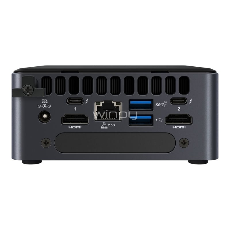 Mini PC Intel NUC 11 Pro (i3-1115G4, sin memoria (DDR4), sin disco (M2), sin sistema, Negro)