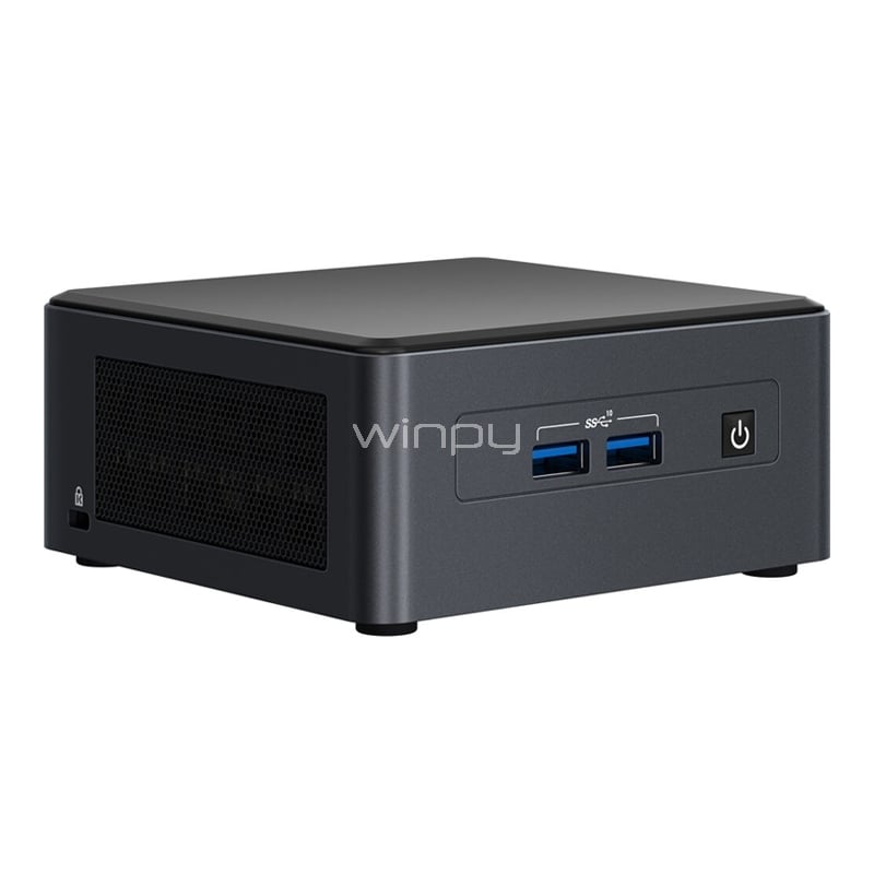 Mini PC Intel NUC 11 Pro (i3-1115G4, sin memoria (DDR4), sin disco (M2), sin sistema, Negro)