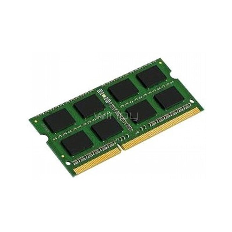 Memoria RAM Kingston de 8GB  (DDR3L, SODIMM, 1600MHz, CL11, 1.35V)