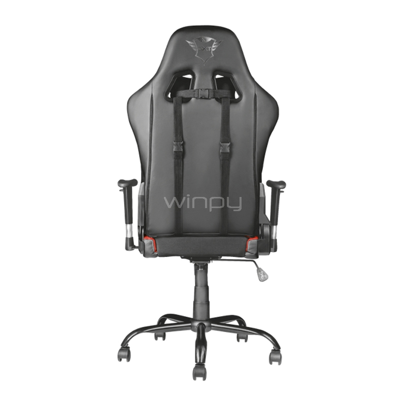 Silla Gamer Trust GXT 707R Resto (Hasta 150kg, Reclinable, Cojines x2, Rojo/Negro)