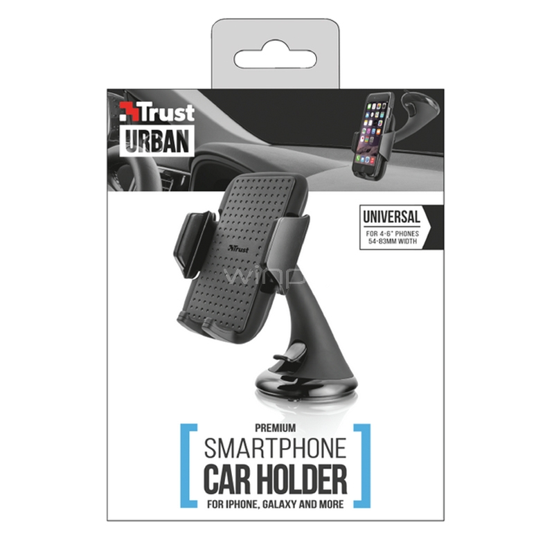 Soporte de Auto Trust Premium Car Holder Universal (Negro)