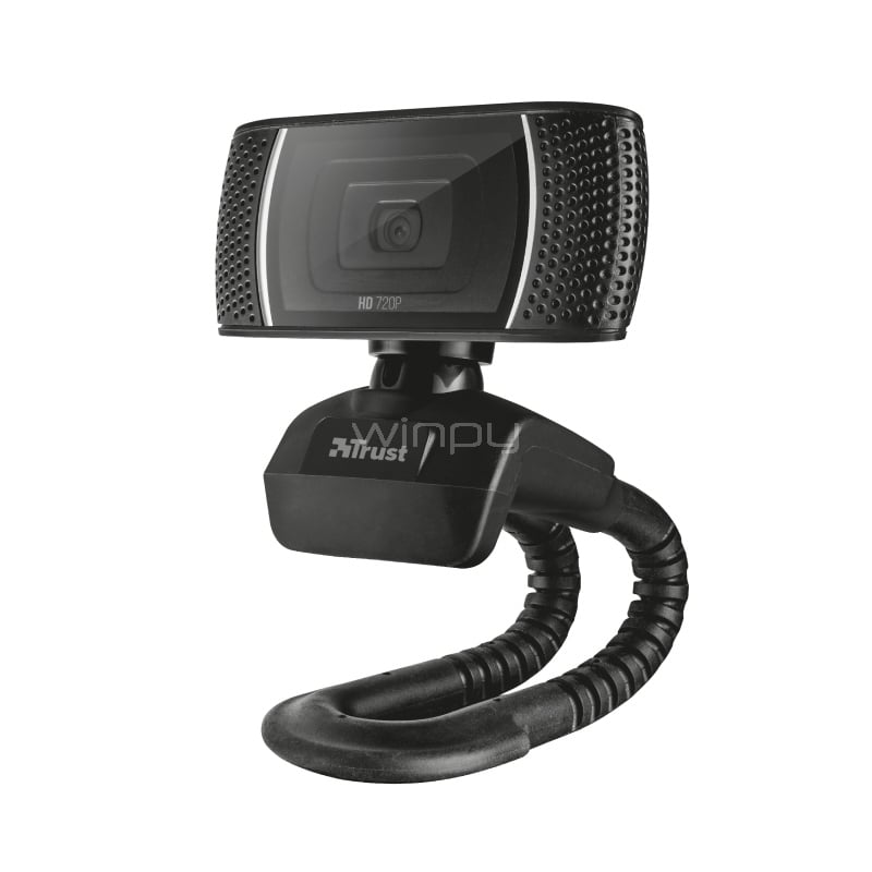 Kit Oficina Webcam + Audífonos Trust Doba (720p, Negro)
