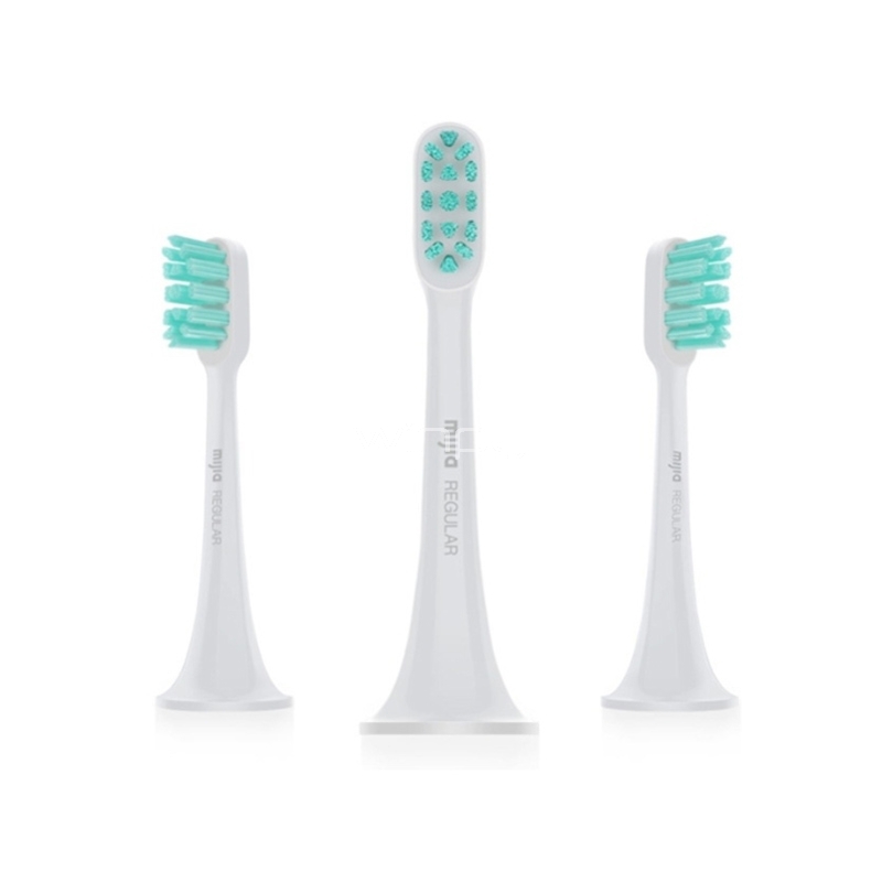 Pack de Cabezales para Cepillo Xiaomi MI Electric Toothbrush (3 unidades, Light Grey)