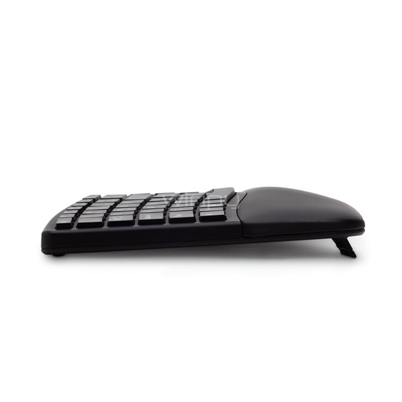 Kit Teclado + Mouse Kensington Pro Fit Ergo Inalámbricos (Dongle USB, Negro)