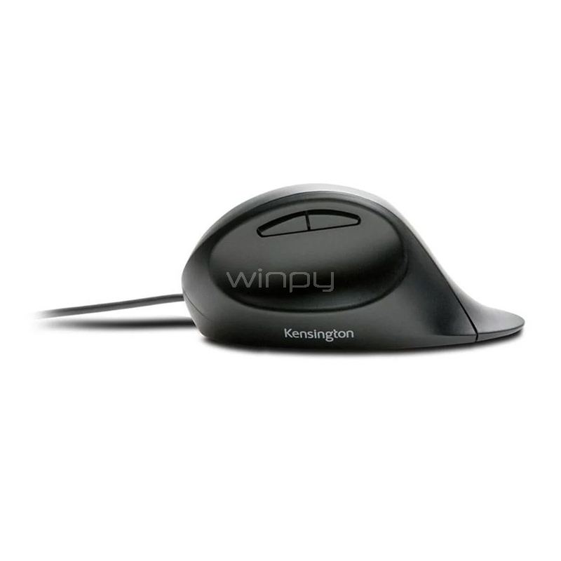 Mouse Kensington Ergonómico con Cable Pro Fit (Negro)