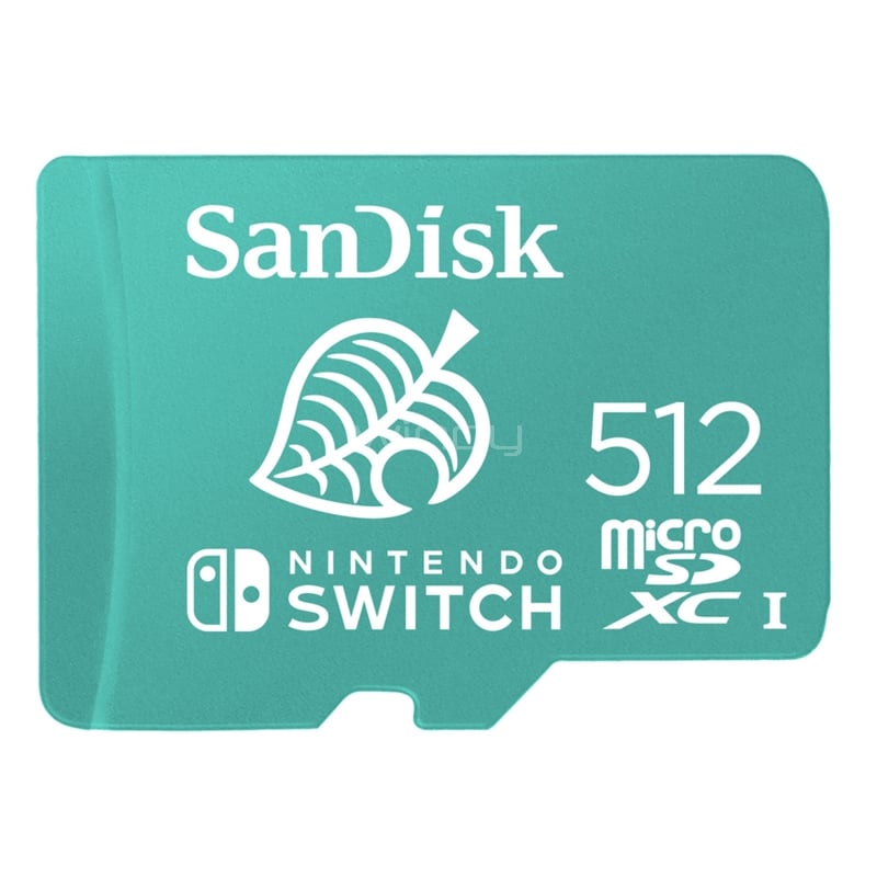 Tarjeta MicroSD SanDisk de 512GB para Nintendo Switch - SDSQXAO