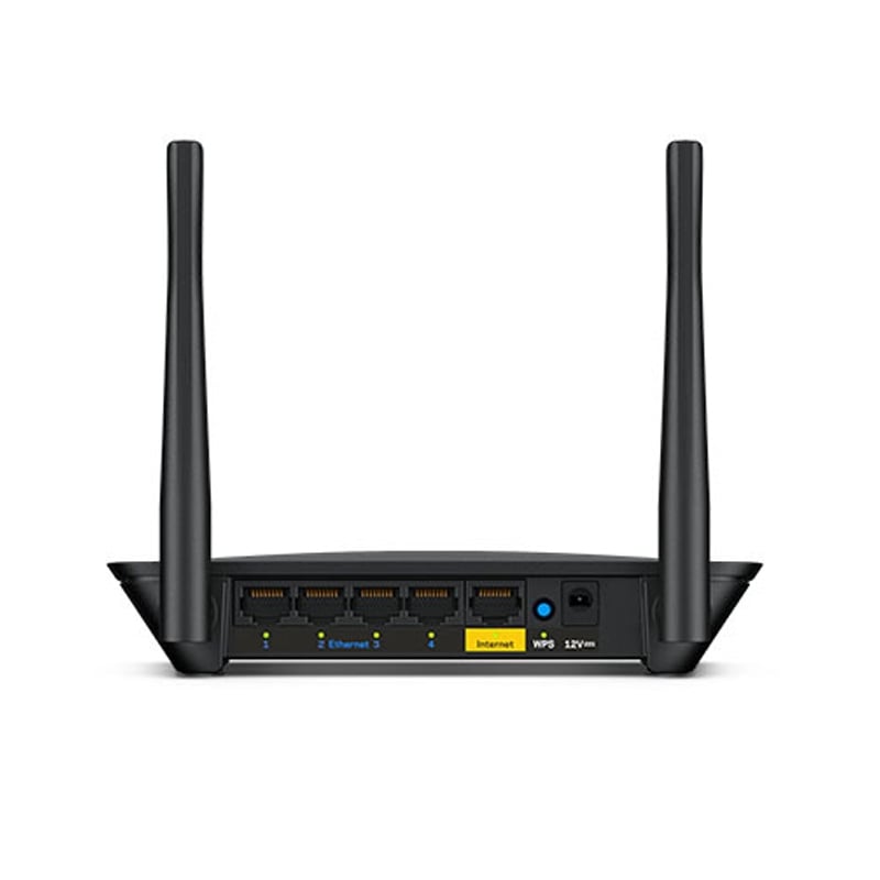 Router Linksys AC1200 Doble Banda (WiFi 5, LAN Fast Ethernet x4, Negro)