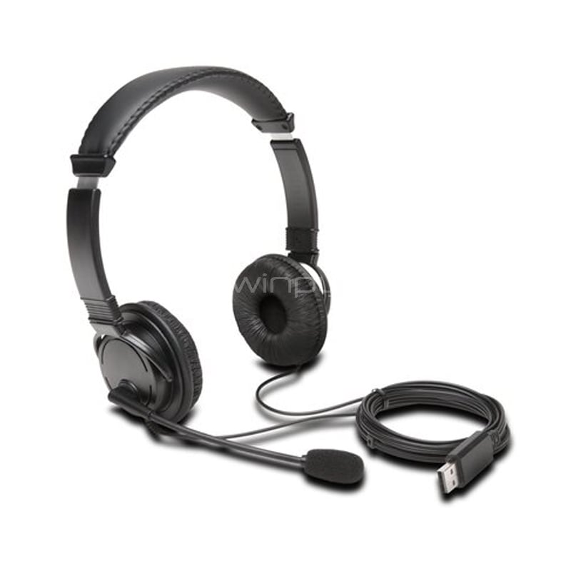 Audífonos Kensington Hi-Fi (USB, Negro)