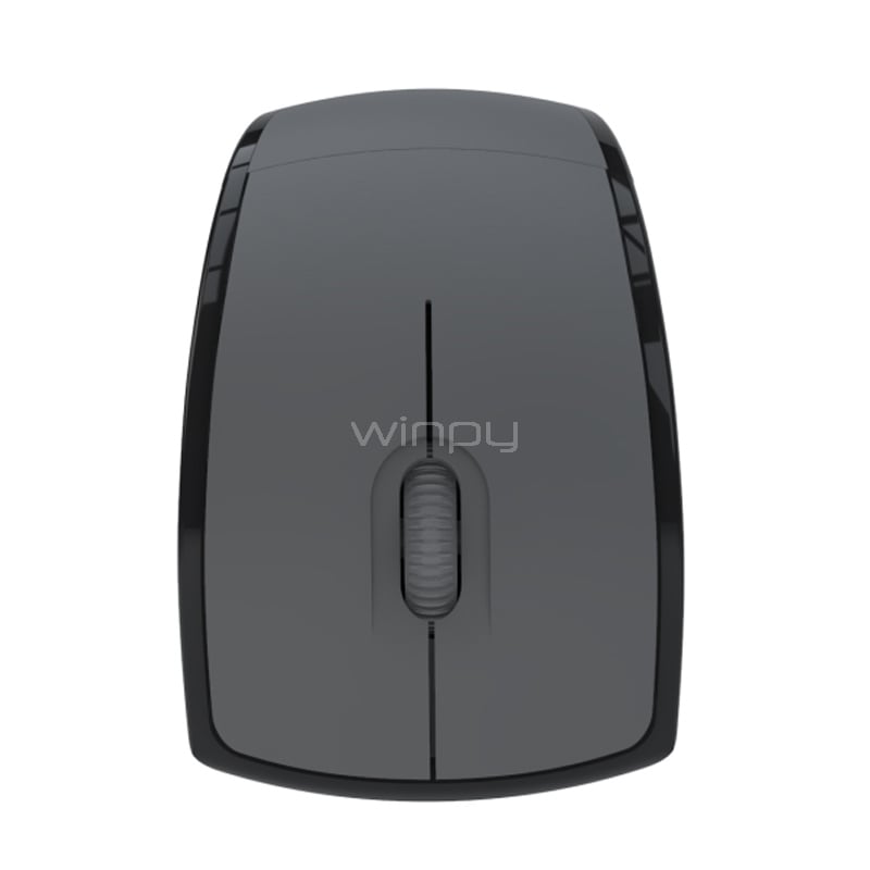 Mouse Klipxtreme Lightflex Inalámbrico (Dongle USB, Gris)