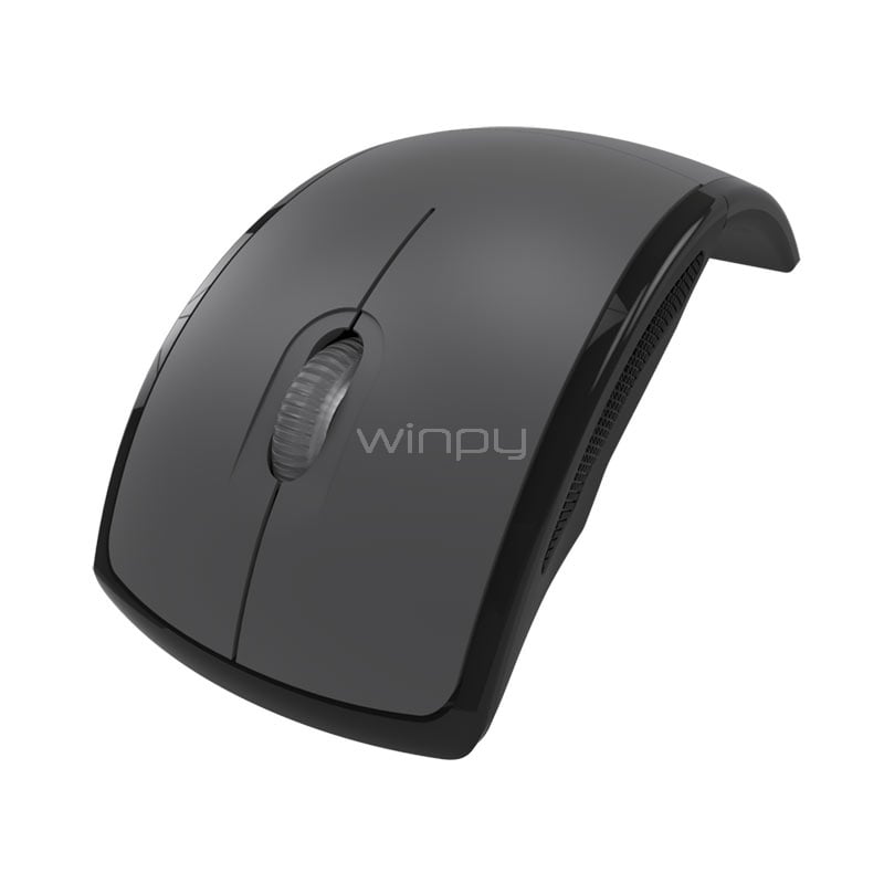 Mouse Klipxtreme Lightflex Inalámbrico (Dongle USB, Gris)