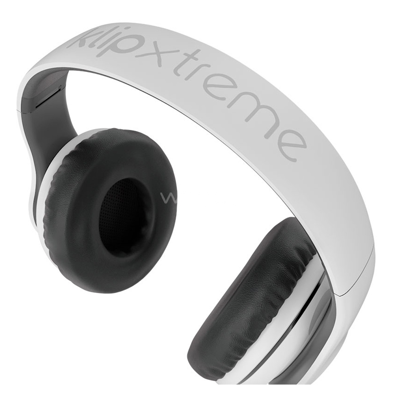 Audífonos Klipxtreme Pulse (Bluetooth/Jack 3,5mm, Blanco)