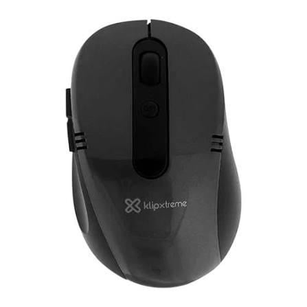 Mouse Klipxtreme Vector Inalámbrico (Dongle USB, Negro)