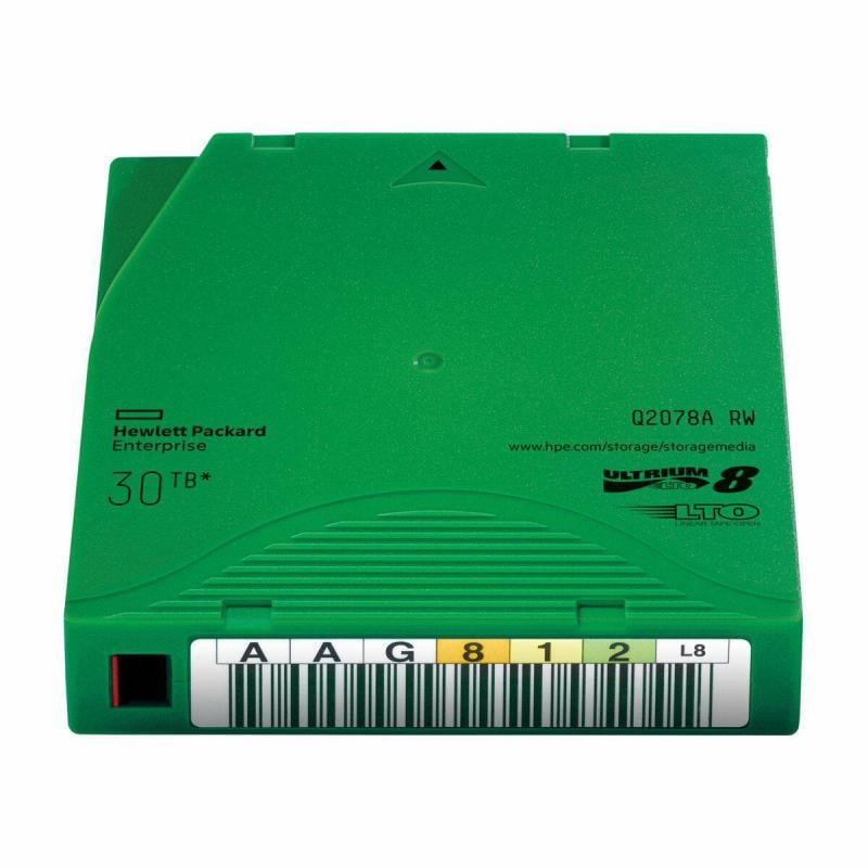 Cartucho de datos HPE LTO-8 Ultrium de 30 TB RW