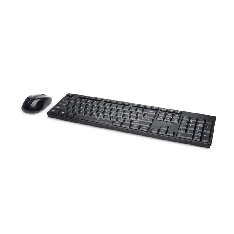 Kit Teclado + Mouse Kensington Pro Fit Inalámbrico (Dongle USB, Negro)