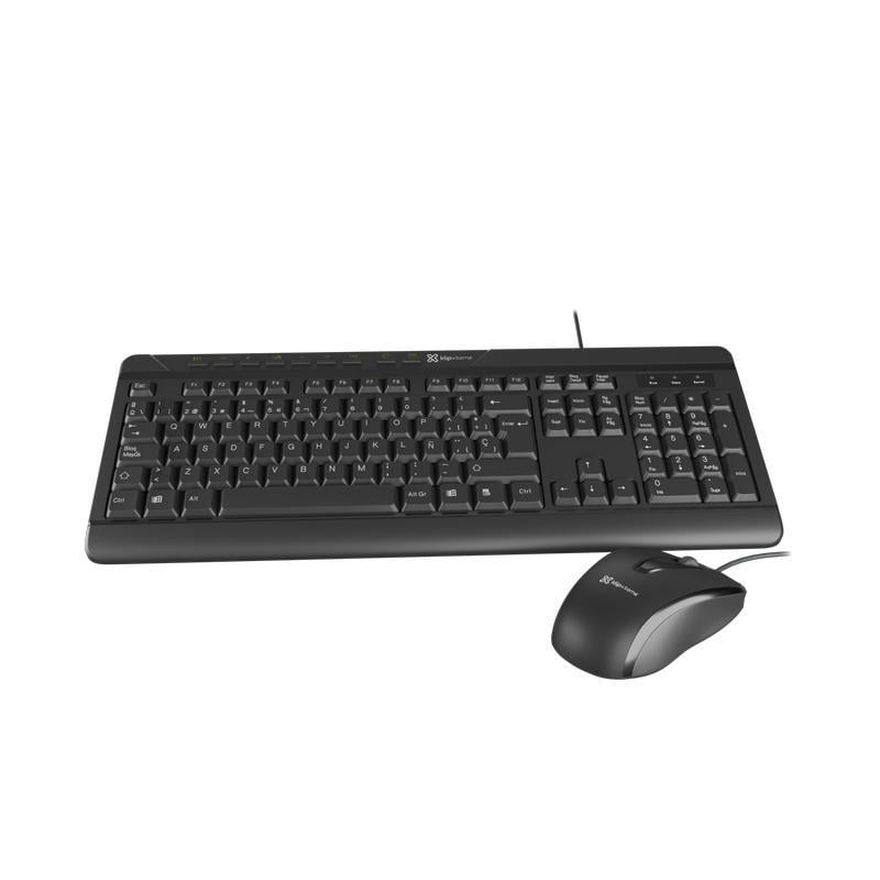 Kit Teclado + Mouse Klipxtreme DeskMate (Negro)