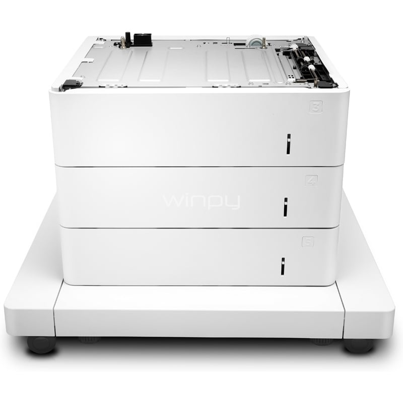 Alimentador de papel HP con Armario LaserJet (3x550 hojas, Blanco)