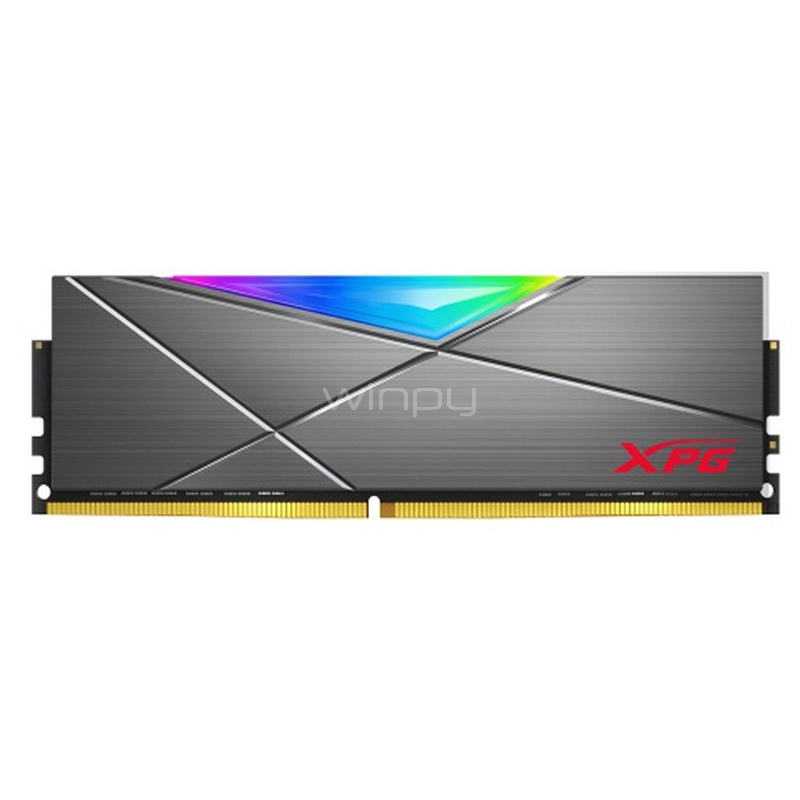 Memoria RAM Xpg Spectrix D50 de 8Gb (DDR4, 3000Mhz, Dimm, RGB, Negro)