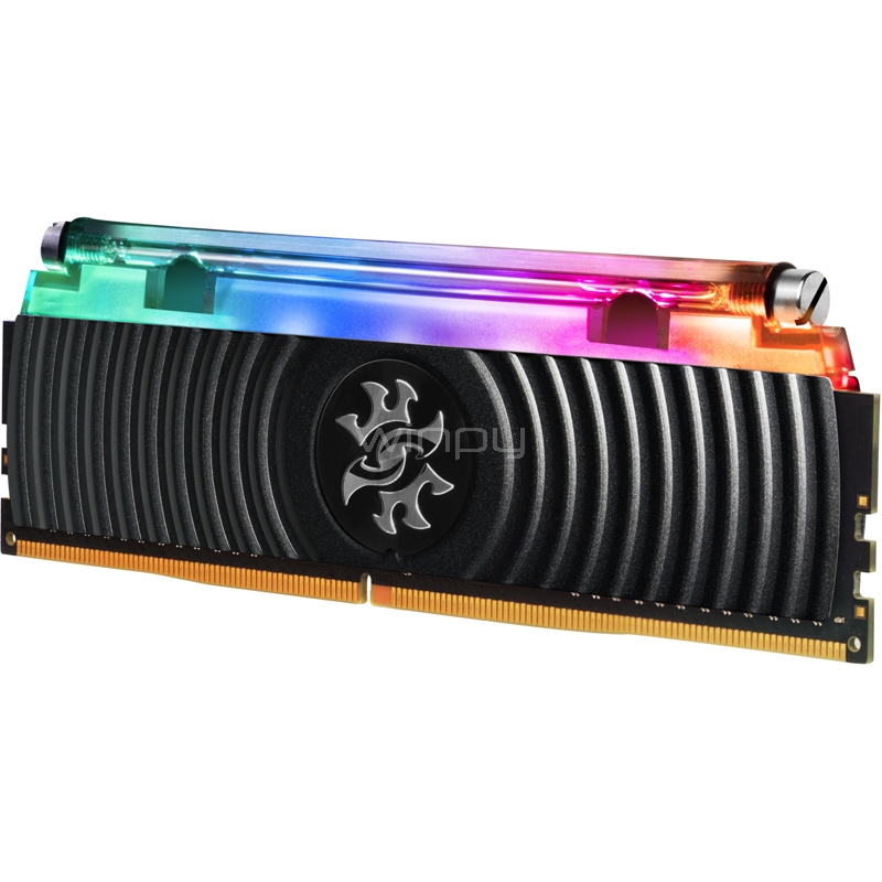 Memoria RAM Xpg Spectrix D80 de 8Gb (DDR4, 3200Mhz, Dimm, RGB, Negro)