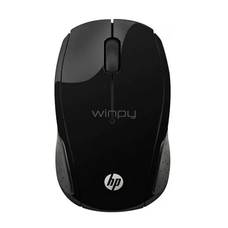 Mouse HP 200 Inalámbrico (Dongle USB, Negro)