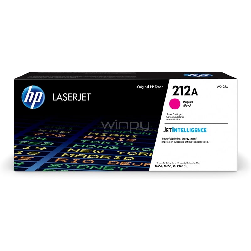 Cartucho de Tóner HP 212A LaserJet (Original, Magenta)