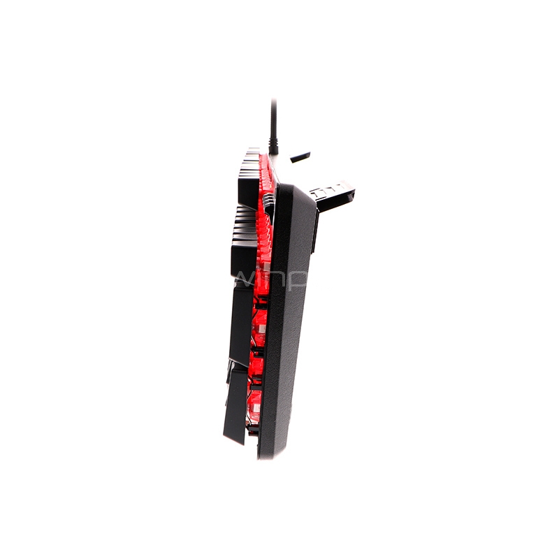 Teclado Primus Gaming BALLISTA100T (Switch Red Primus, LED Rojo, Español)