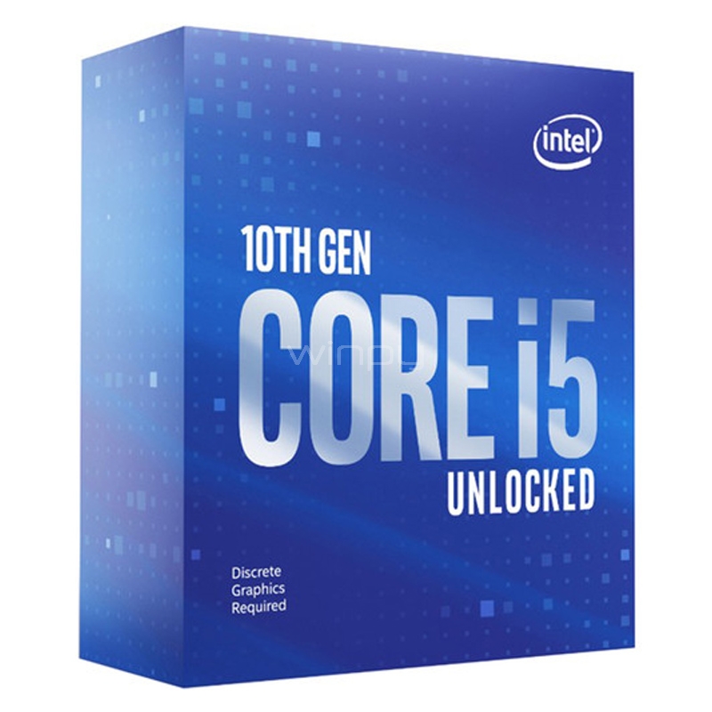 procesador intel core i5-10600kf comet lake (lga1200, 4.1/4.8ghz, 12mb smart cache)