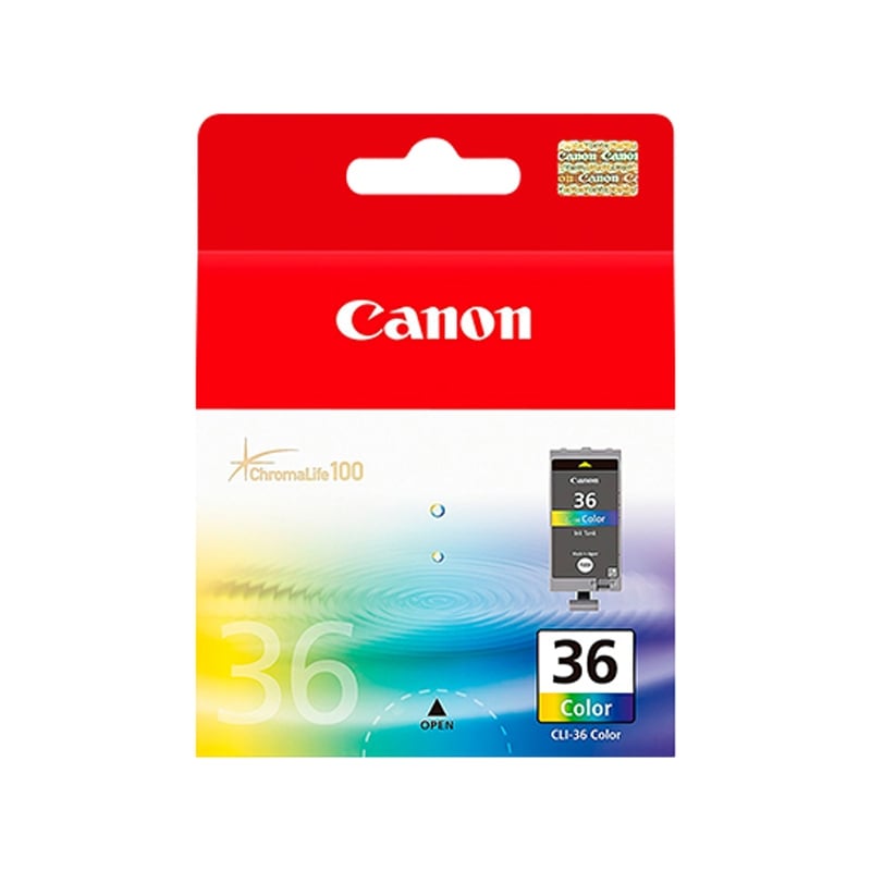 Cartucho de Tinta Canon CLI-36 Color (Original, 12 ml)