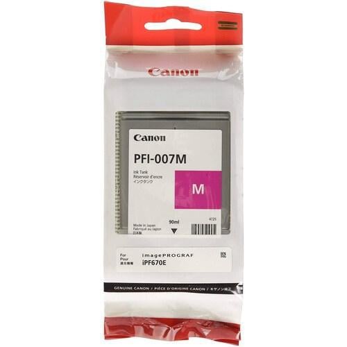 Cartucho de Tinta Canon PFI 007 MAGENTA (Original, 90 ml)