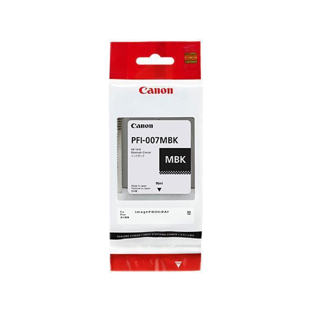 Cartucho de Tinta Canon PFI 007 NEGRO MATE (Original, 90 ml)