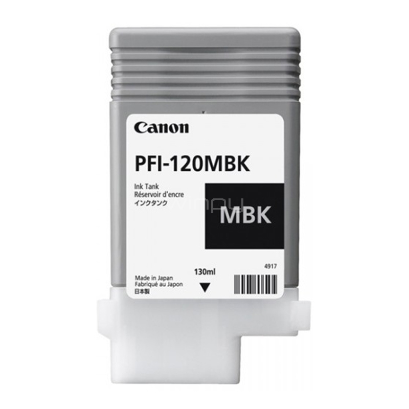 Cartucho de Tinta Canon PFI-120 NEGRO MATE (130 ml)